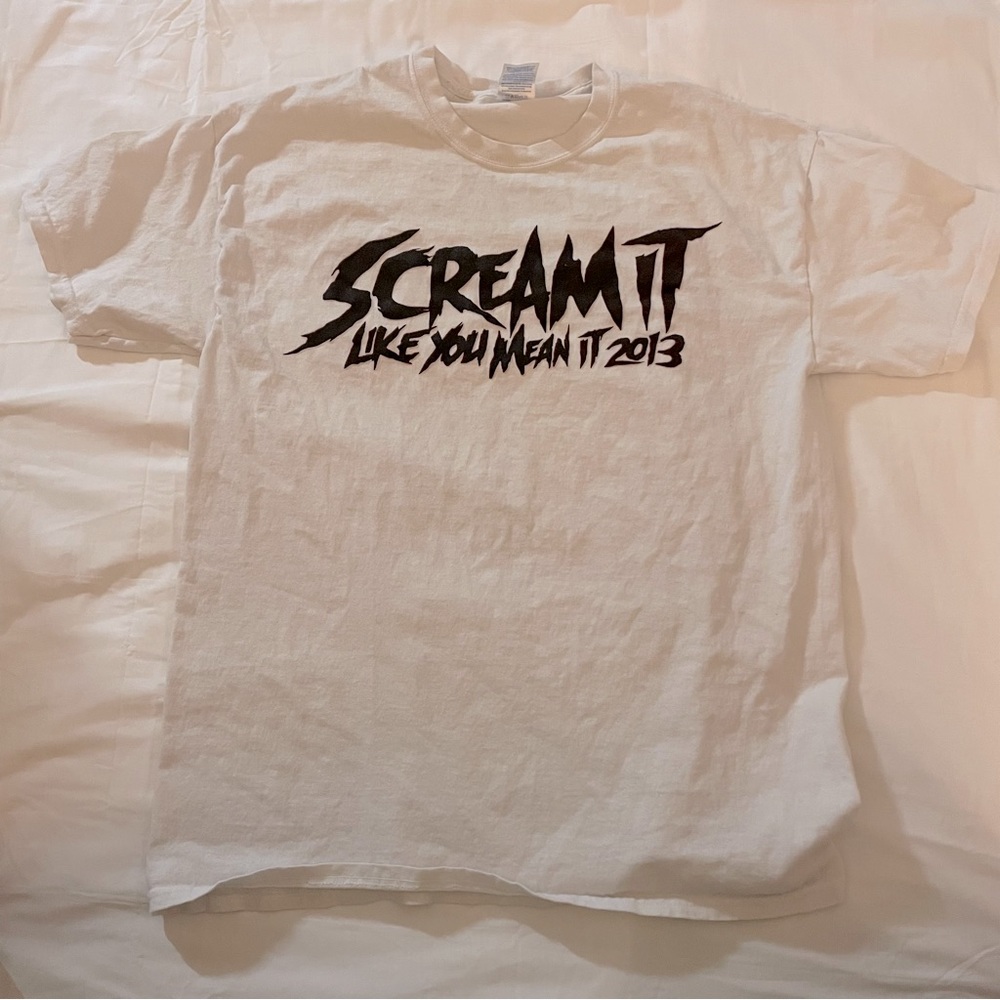 Scream It Like You Mean It Rare Tour Shirt